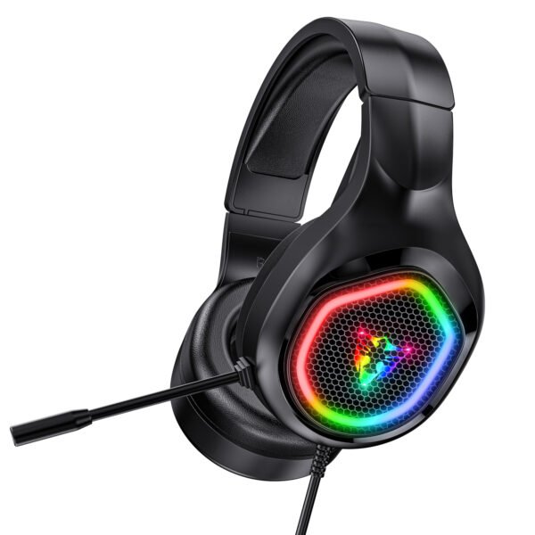 5.1 USB gaming headphones for laptop 50mm drivers omni directional mic bass surround sound G503 - Image 2