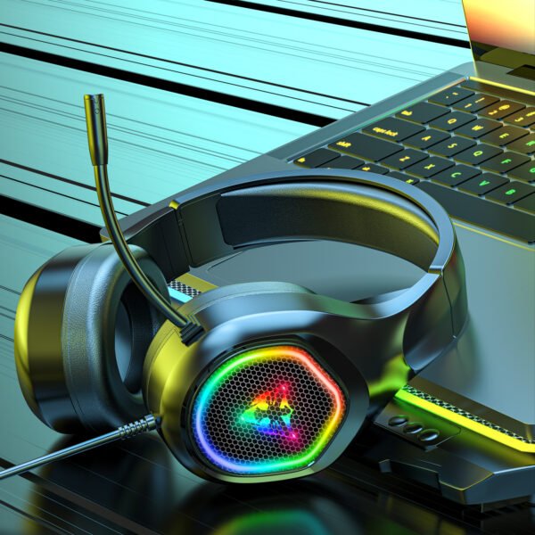 5.1 USB gaming headphones for laptop 50mm drivers omni directional mic bass surround sound G503 - Image 8
